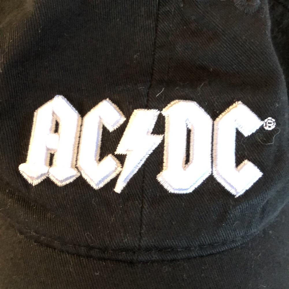Black AC/DC Baseball Cap. Licensed 2017
